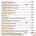 Menu Maya sushi Rabat June 2023 032415